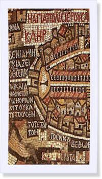 madaba, mosaic, Jerusalem map